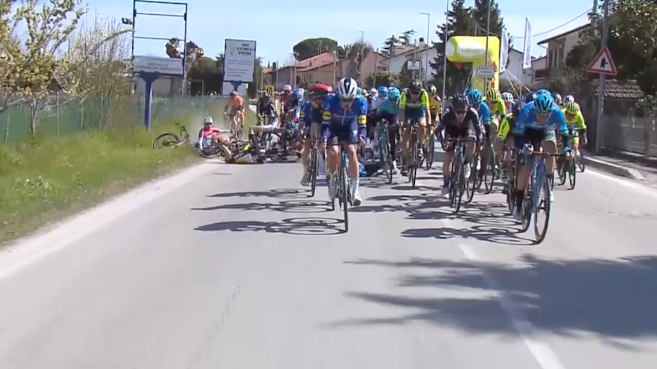 Settimana Internazionale Coppi e Bartali 2021 – Stage 1a [Highlights] (italian)