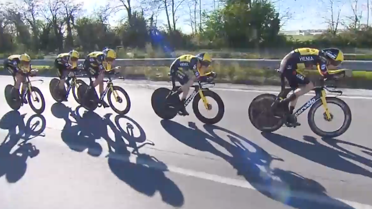 Settimana Internazionale Coppi e Bartali 2021 – Stage 1b [Highlights – Team Time Trial] (italian)