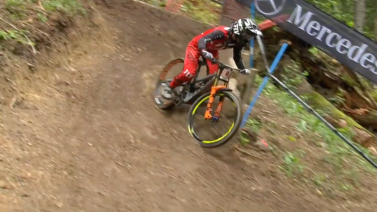 MTB World Cup 2021 - 4 - Les Gets [FULL RACE - DHI] (ladies)